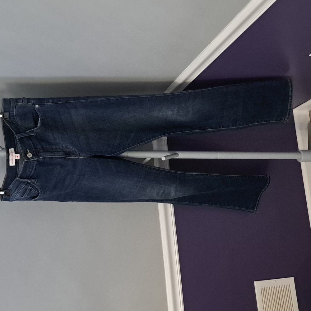 Lucky Brand Dark Blue Straight Leg Jeans Sweet 31